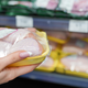 Supermarket poultry chicken in packaging